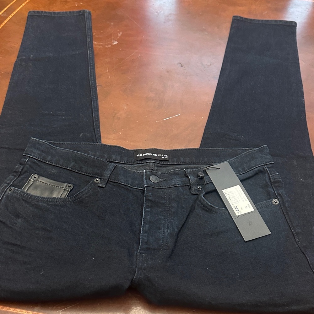 ✔️#34 BNWT THE KOOPLES DARK WASH SLIM JEANS